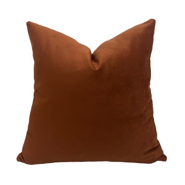 Rust Throw Pillow Etsy