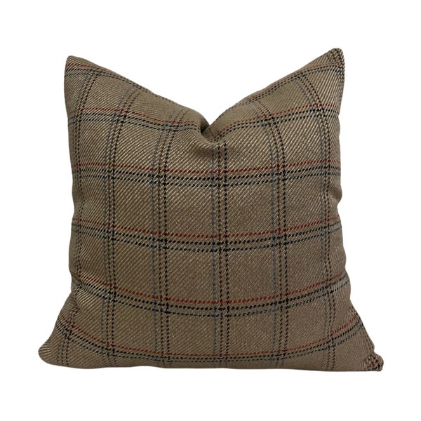 Plaid Pillow Covers Etsy