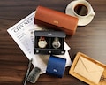 Personalized Watch Case, Leather Watch Box, The Perfect Gift for Him, Customize Your Watch Holder with Initials or Name