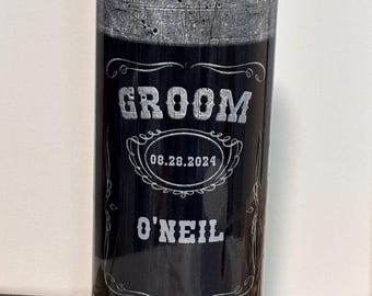 Personalized Groomsmen Tumbler, 20oz Stainless Steel Gift