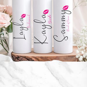 Personalized Bridesmaid Tumbler, Gift For The Bride, Personalized Bridal Party  Tumbler, Personalized Tumbler, Birthday Gift