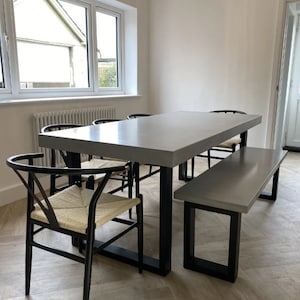 Polished Concrete Dining Table