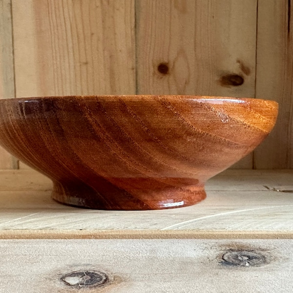 Small Chinaberry Wood Bowl made by Forestware in Ridge Manor FL