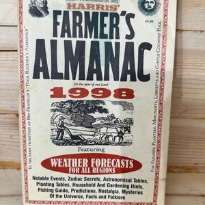 Harris&#39; Farmers&#39; Almanac für das Jahr 1998