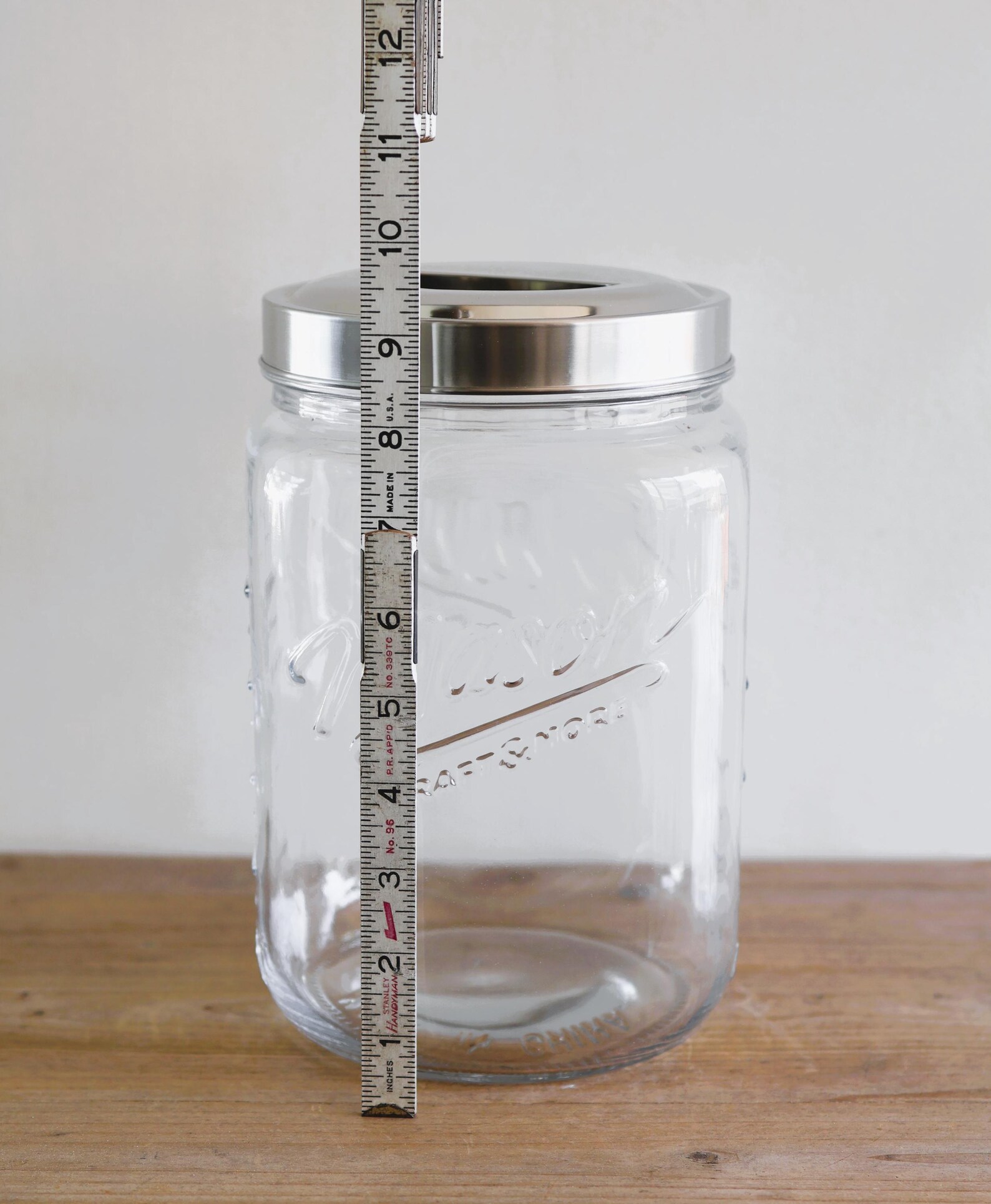 Mason Glass Canisters With Lids / 4 Sizes Available / SOLD SEPARATELY ...