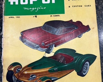 Rivista Hop Up Vintage Automotive aprile 1953