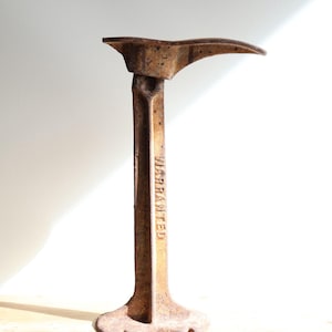 Antique Cast Iron Shoe Anvil and Last Form - Small Size Cobbler Tools