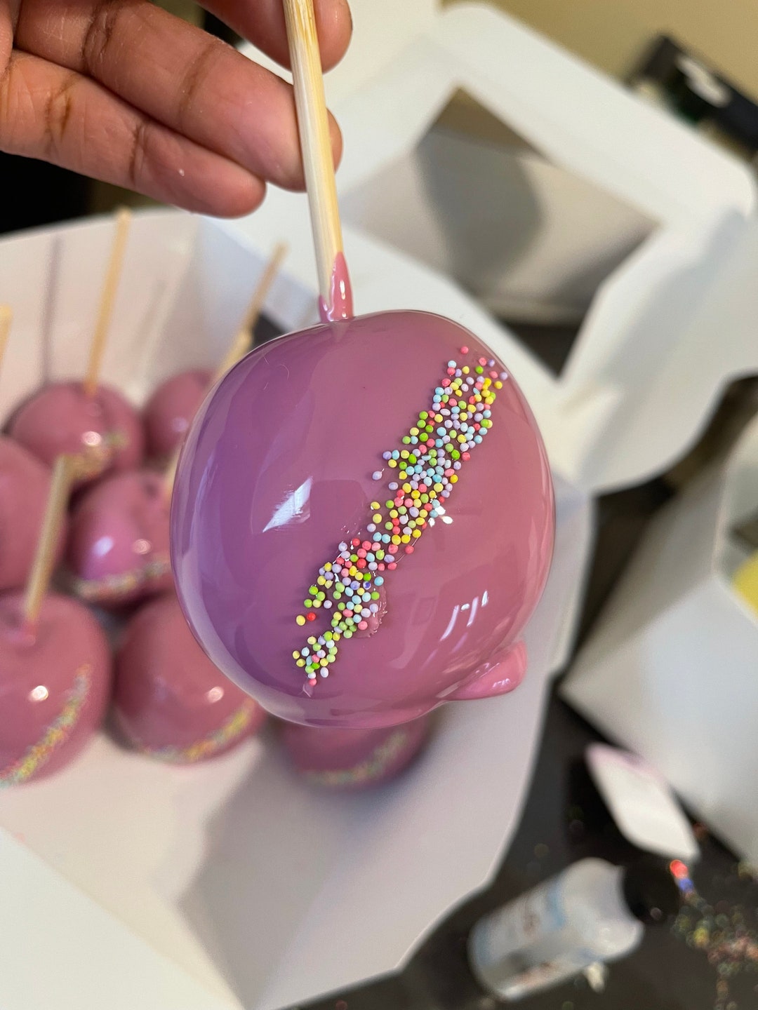 Custom Candy Apples Etsy