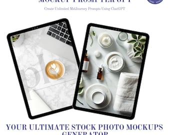 Custom MidJourney GPT | Step-by-Step Mockup & Image Creator | ChatGPT-Based Prompt Generator for Minimalist Designs| ChatGPT Plus Required
