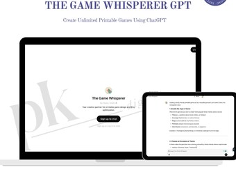 Custom GPT for Game Creation | Design Printable Games for Any Occasion | Party Games, Kids’ Activities, Bridal Shower Games