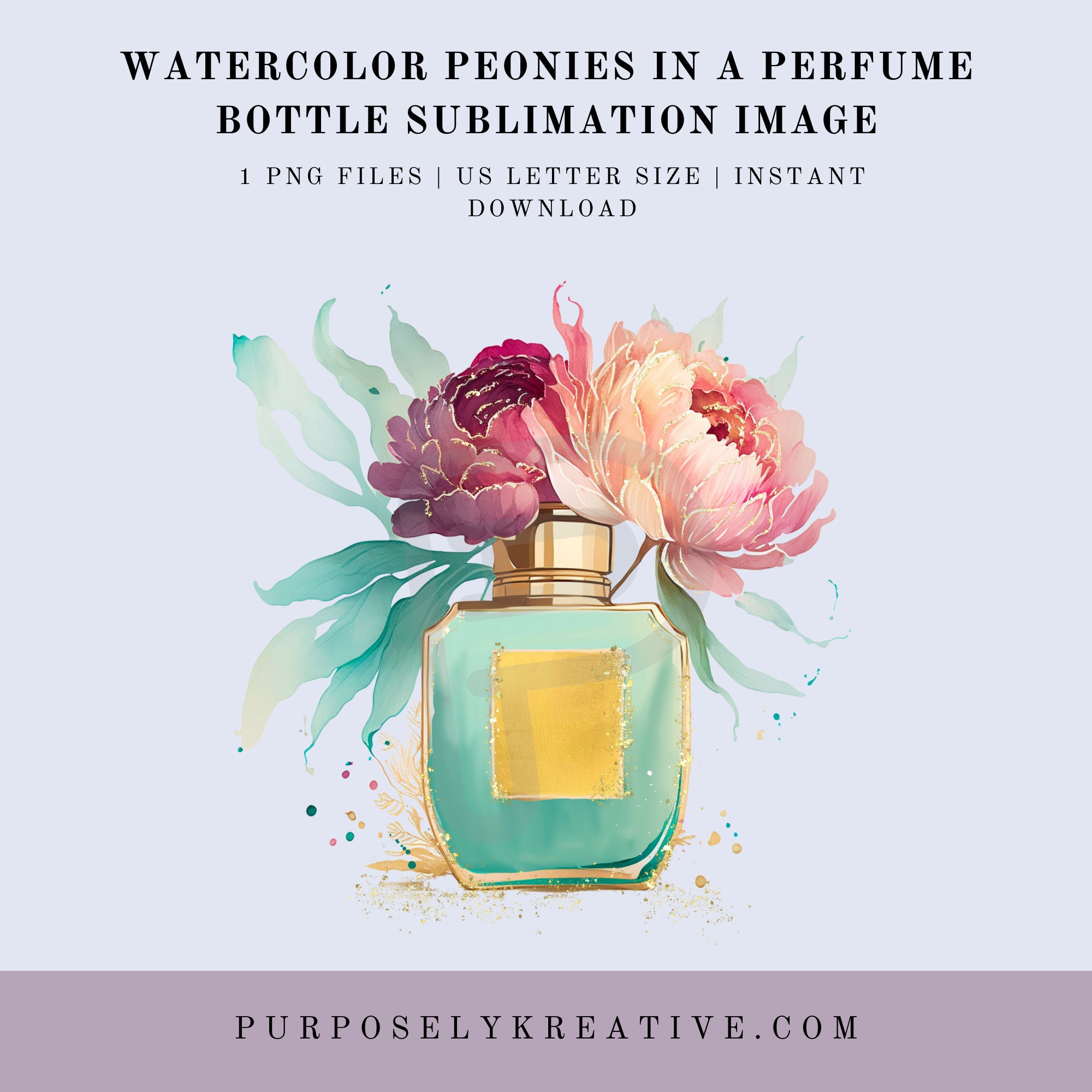 Perfume Bottle SVG- Sublimation Files SVG PNG DFX