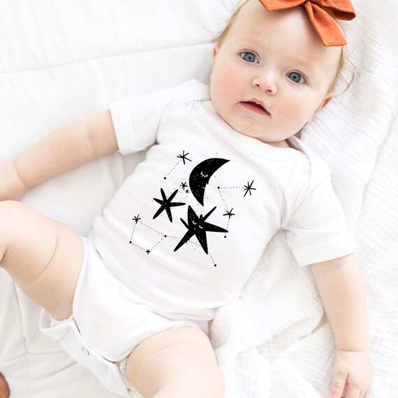 Galaxy Constellation Baby Onesie Short Sleeve Celestial One Etsy