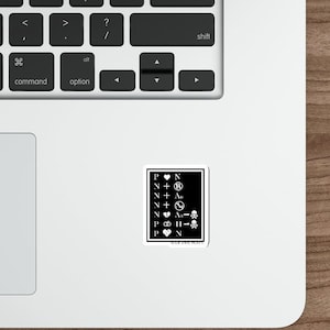 Oorlog en Vrede Liefde Vergelijking Sticker