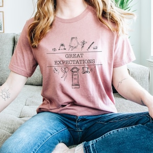 Great Expectations items shirt, Charles Dickens shirt, Classic novel shirt, English literature shirt