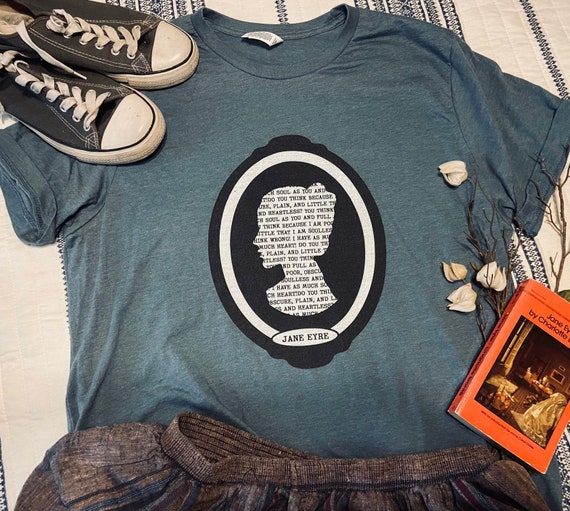 Jane Eyre Cameo Broochpoor Obscure Plain and Little Quote Etsy