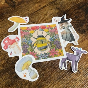 Magical nature stickers