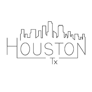 Houston Skyline, houston svg, houston png, houston svg file, houston cut files, cricut, houston cut file, houston logo