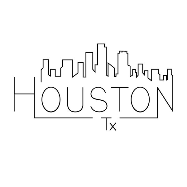 Houston Skyline, houston svg, houston png, houston svg file, houston cut files, cricut, houston cut file, houston logo