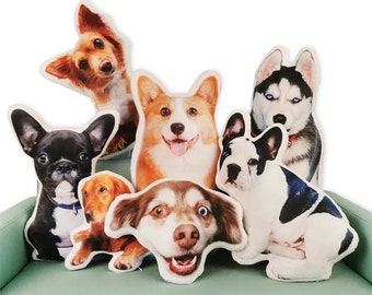 Custom Pet Photo Cushion  | Personalized Dog Cat Picture Cushion