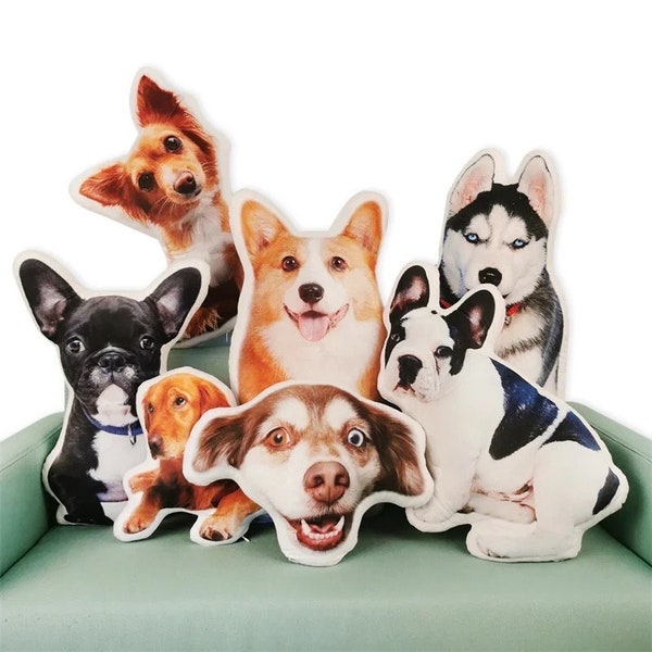 Custom Pet Photo Cushion | Personalized Dog Cat Picture Cushion