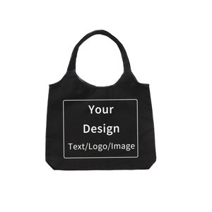 Custom Canvas Tote Bag | Personalized Canvas Shopping Grocery Beach Tote
