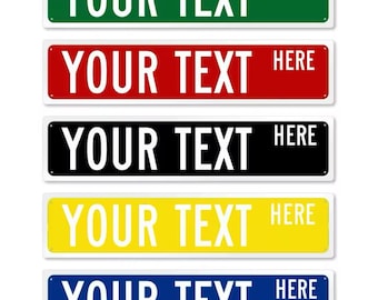 Custom Metal Sign  | Personalized Street Sign