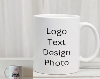 Custom Print Ceramic Mug  | Personalized Printed Mug