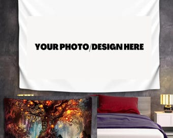Tapiz fotográfico personalizado / Fondo de arte mural personalizado
