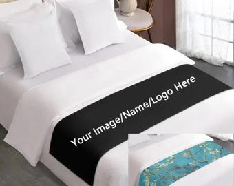 Custom Bed Runner  | Personalized Bed Throw