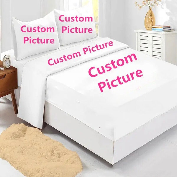 Personalized Bed Sheet Set Etsy