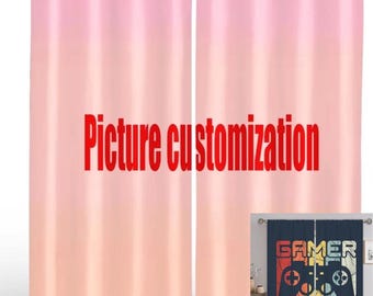 Custom Image Thick Curtain | Personalized Curtain