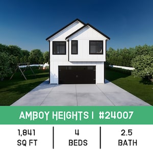 23 &#39;x 52&#39; Bauernhaus mit 4 Schlafzimmer, 2,5 Badezimmer Architekturpläne - Benutzerdefinierte 1.841 SF Moderne Haus Blaupause - Sofort PDF / Autocad Download