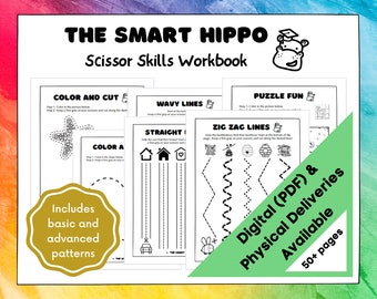 Scissor Skills Workbook: Packed with Fun and Creative Activities for Learning How to Cut in a Variety of Patterns