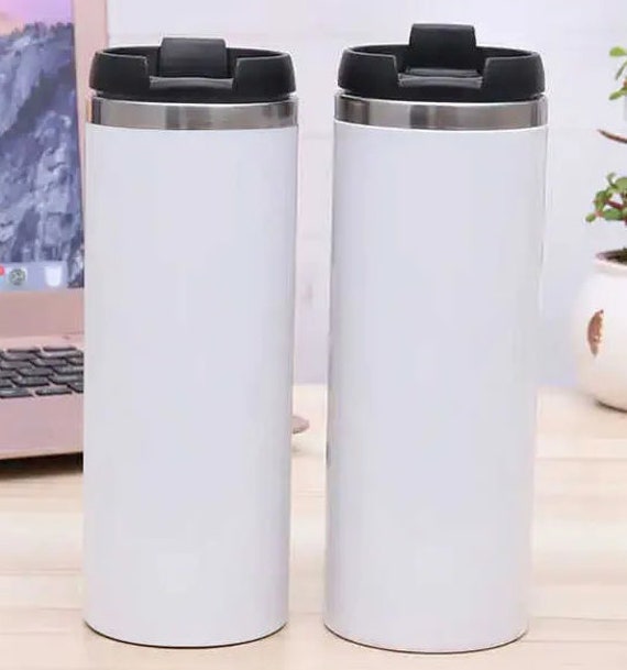 15 oz coffee mug SUBLIMATION Stainless Steel Blank Insulated Tumbler with  Lid