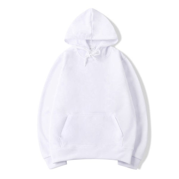 White Sublimation Hoodies/100%poleyester.