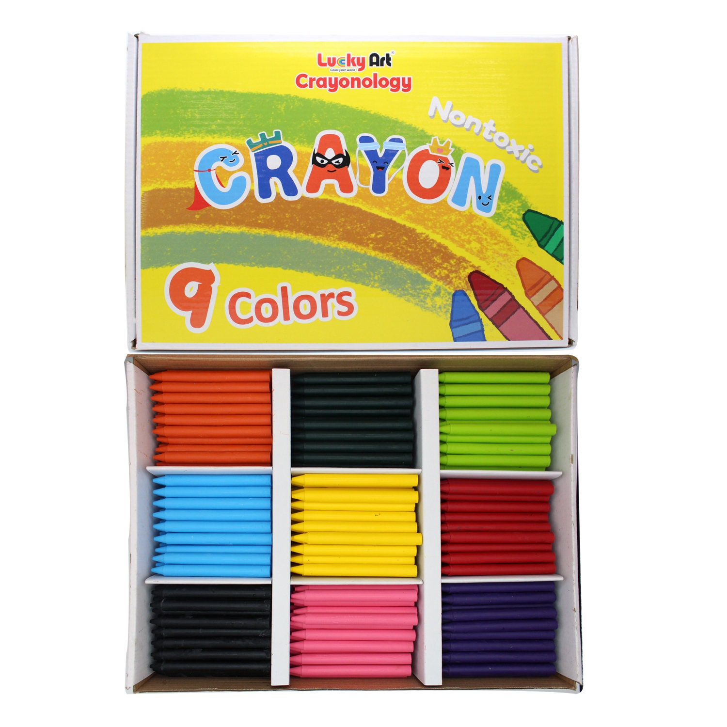 Crayola Bathtub Crayons, Assorted Colors 9 Count (Pack Of 2) 