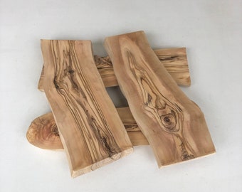 Olive wood slabs for DIY wood art | Live edge wood slab | Raw edge wood slab | Olive Wood | Live edge slab unfinished | Olive wood slab