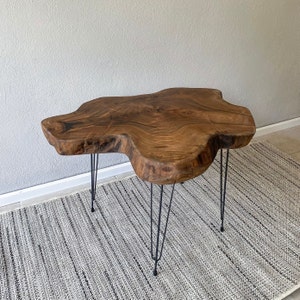 Live Edge Walnut Coffee Table | Unique Coffee Table | Rustic Coffee Table | Farmhouse Coffee Table, Coffee & End Table, Antique coffee table