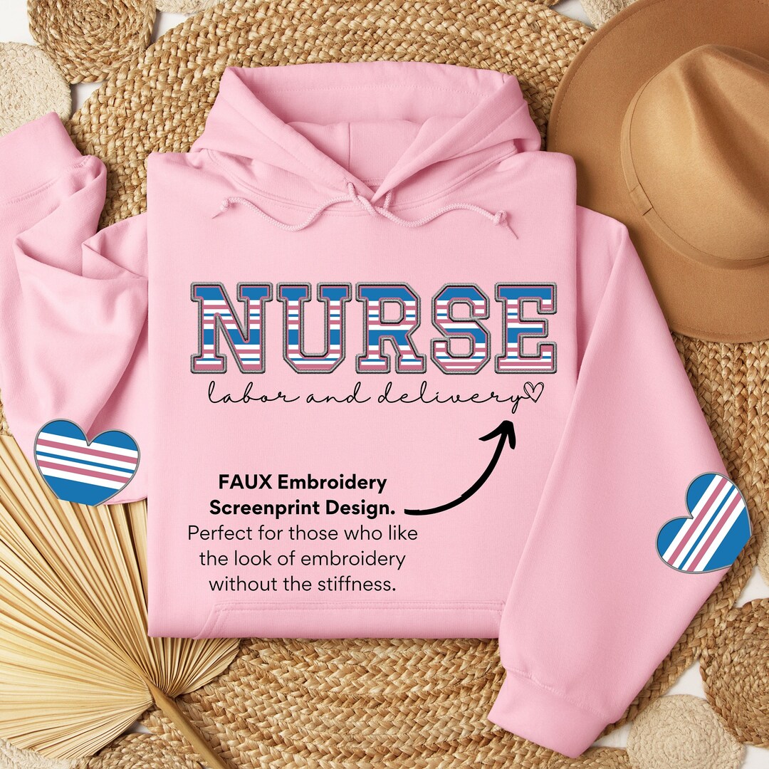 Baby Hospital Blanket Nurse Sweatshirt, Hospital Blanket FAUX