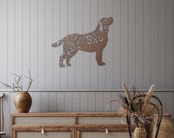 Labrador Retriever Wall Art, Metal Labrador Retriever Sign, Labrador Retriever Home Decor, Labrador Retriever Art, Labrador Retriever Gifts