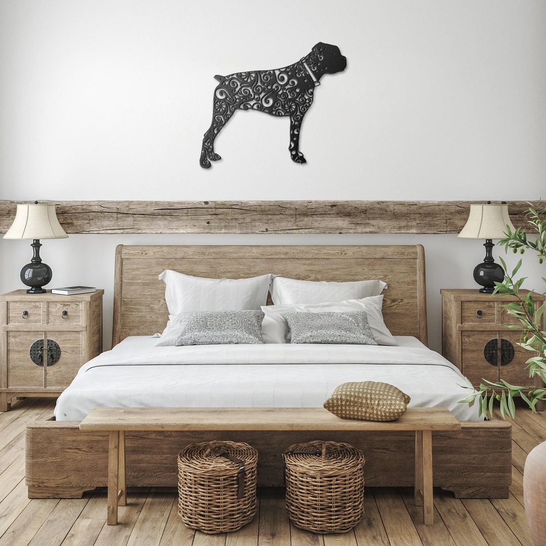 Boxer Dog Wall Art, Boxer Dog Wall Decor, Boxer Dog Home Decor, Boxer