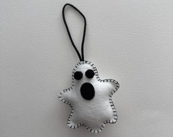 Handmade Felt Ghost Ornament