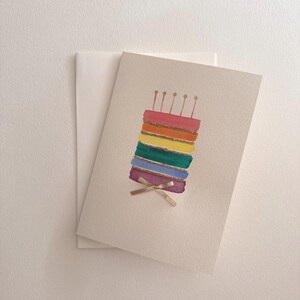 Handmade Birthday Cake Card