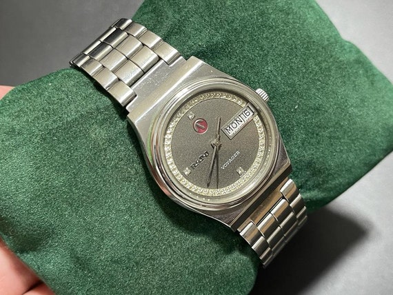 Vintage Rado Voyager Grey Diamond Dial Automatic Unisex Watch | Etsy  Australia