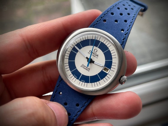 Vintage Omega Dynamic Blue Dial Automatic Cal.1020 Gents Watch, Immaculate Condition