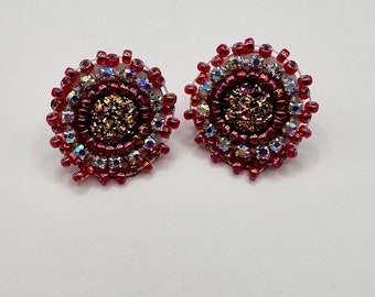 Mini firelight stud earrings