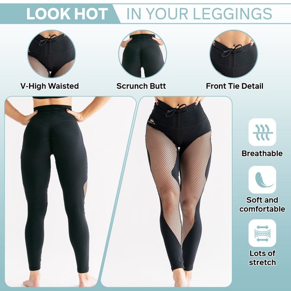 LADIVA FIT Suuksess Women Scrunch Butt Lifting Leggings High Waisted Workout  Yoga Pants Unique Size 