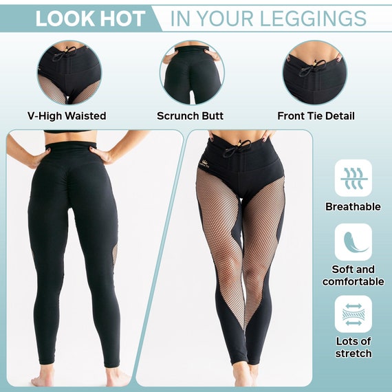  Leggings for Women Gym Amplify Women's Seamless Scrunch Legging  Workout Leggings for Women Butt Lift Tights Gym High Waist Yoga Pant Black  : Sports & Outdoors