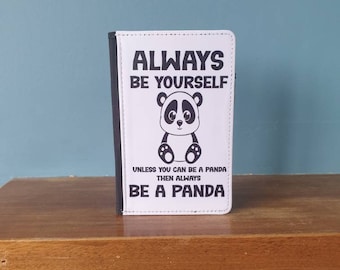 Panda themed passport cover