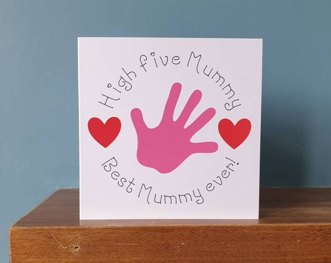 Lovely handmade cut out design Best mummy card. Perfect for mothers day, birthdays etc